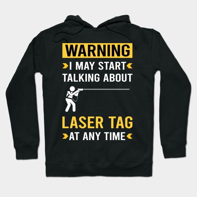 Warning Laser Tag Hoodie by Good Day